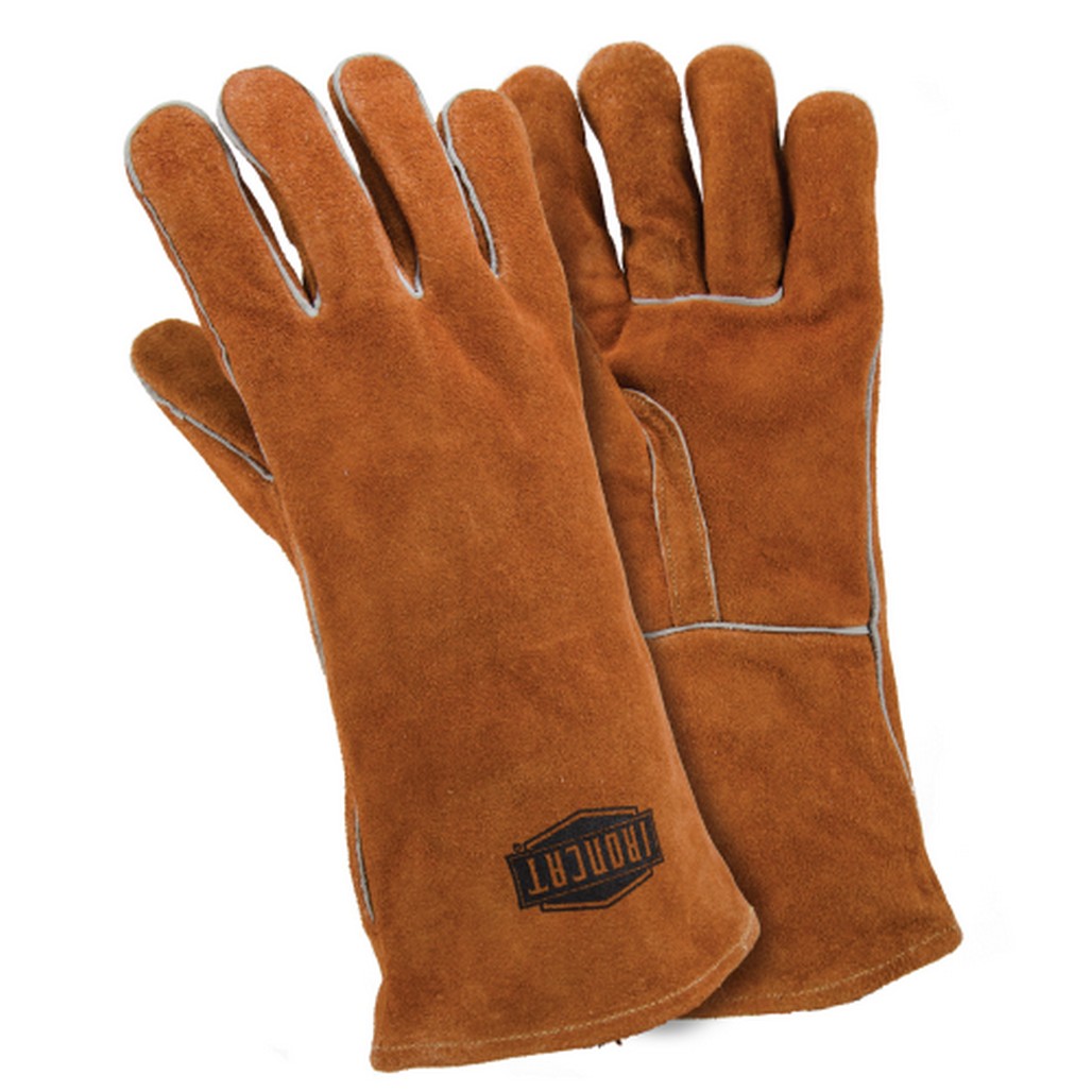 West Chester Protective Gear 9020 Premium Select Cowhide 14" Brown with Reinforced Thumb