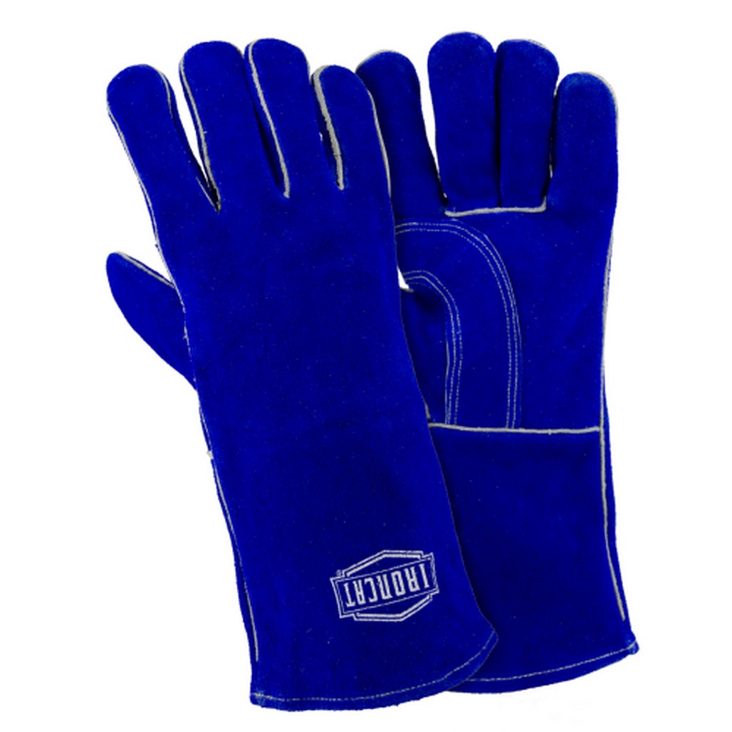 West Chester Protective Gear 9041 Select Cowhide 14" Blue with Reinforced Thumb
