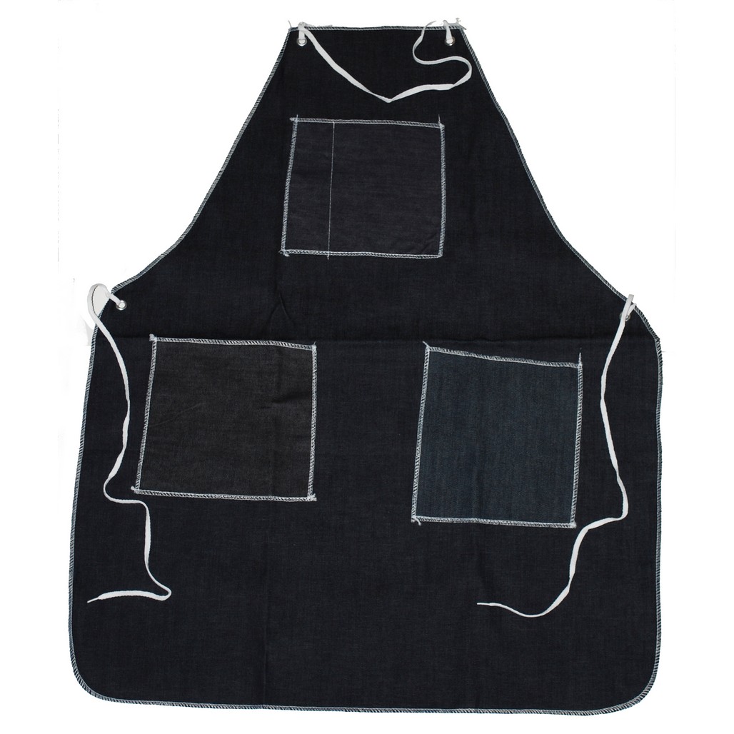 PIP Global Safety A2836D5 One Size Denim Apron 2 hip/1chest pkts. grommets