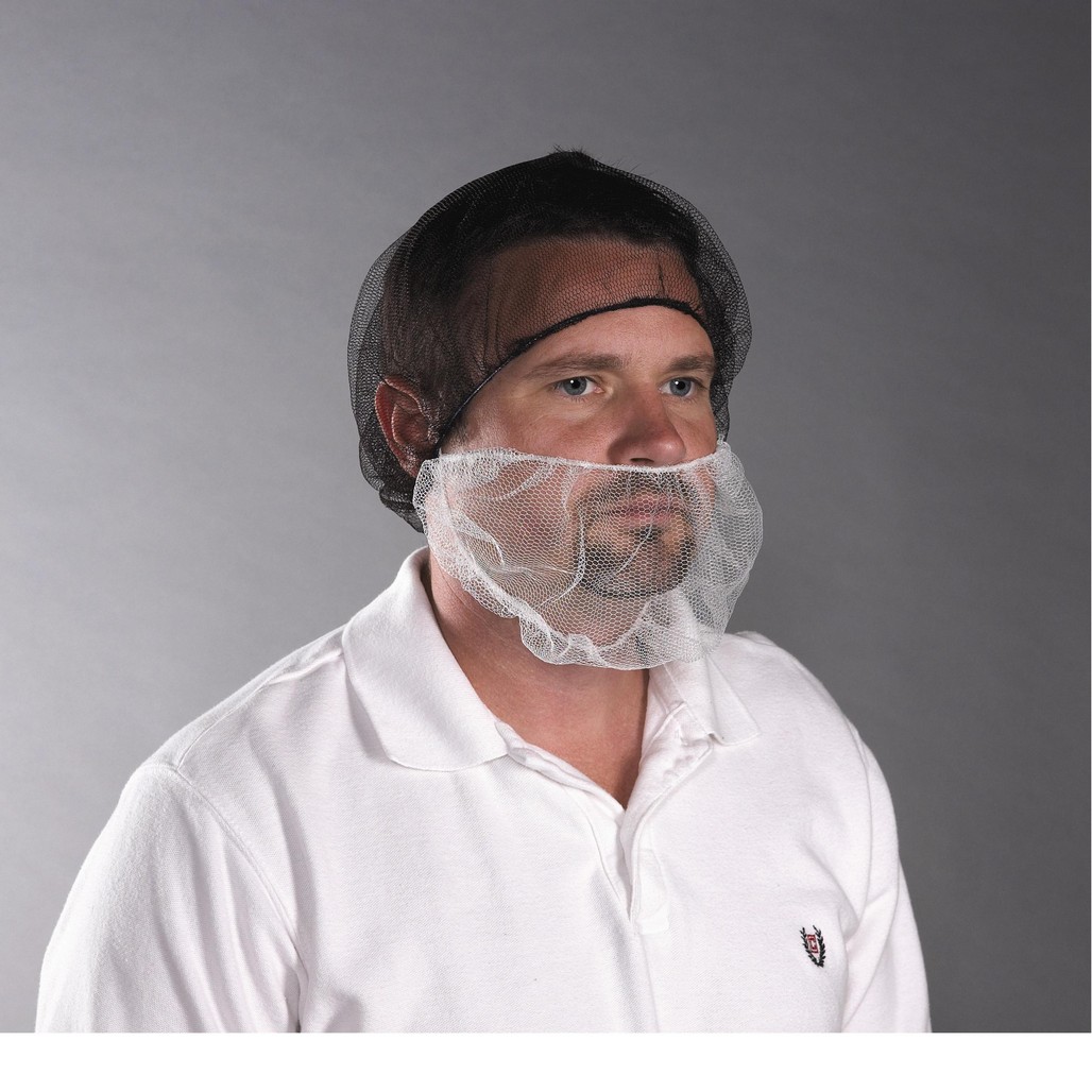 PIP Global Safety UCBC-1000 19" White Nylon Beard Cover