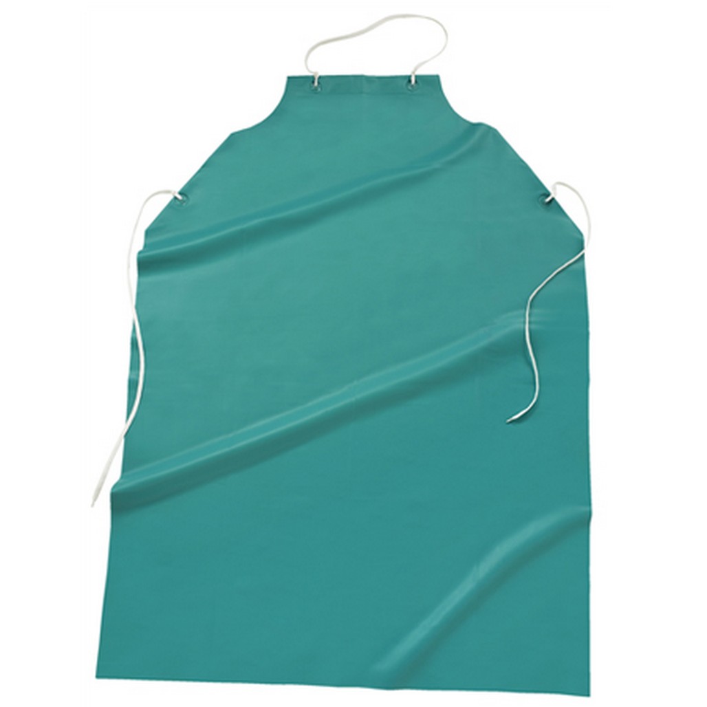 PIP Global Safety UG-20-45 35"x45" 20 mil Vinyl Raw Edge Apron Green
