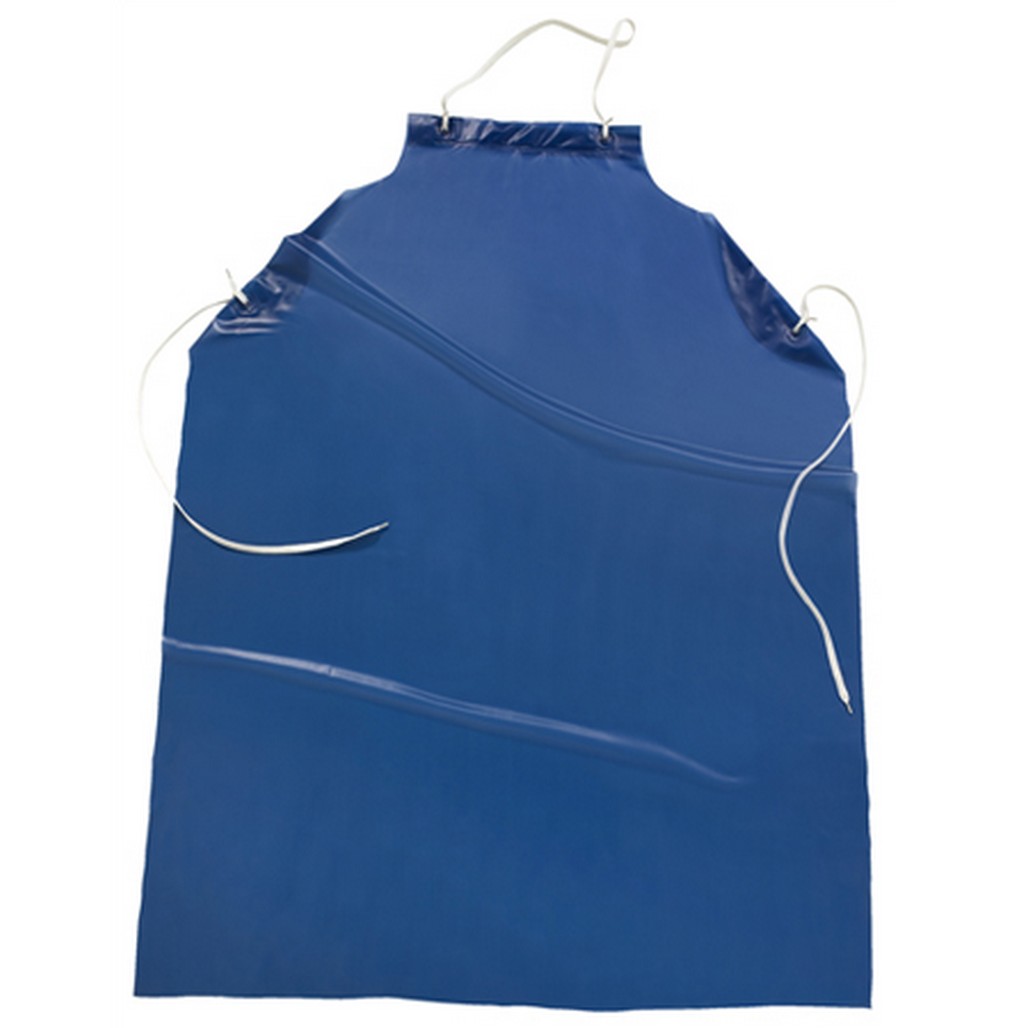 PIP Global Safety UUB-48 35"x48" 6 mil Raw Edge Apron Blue