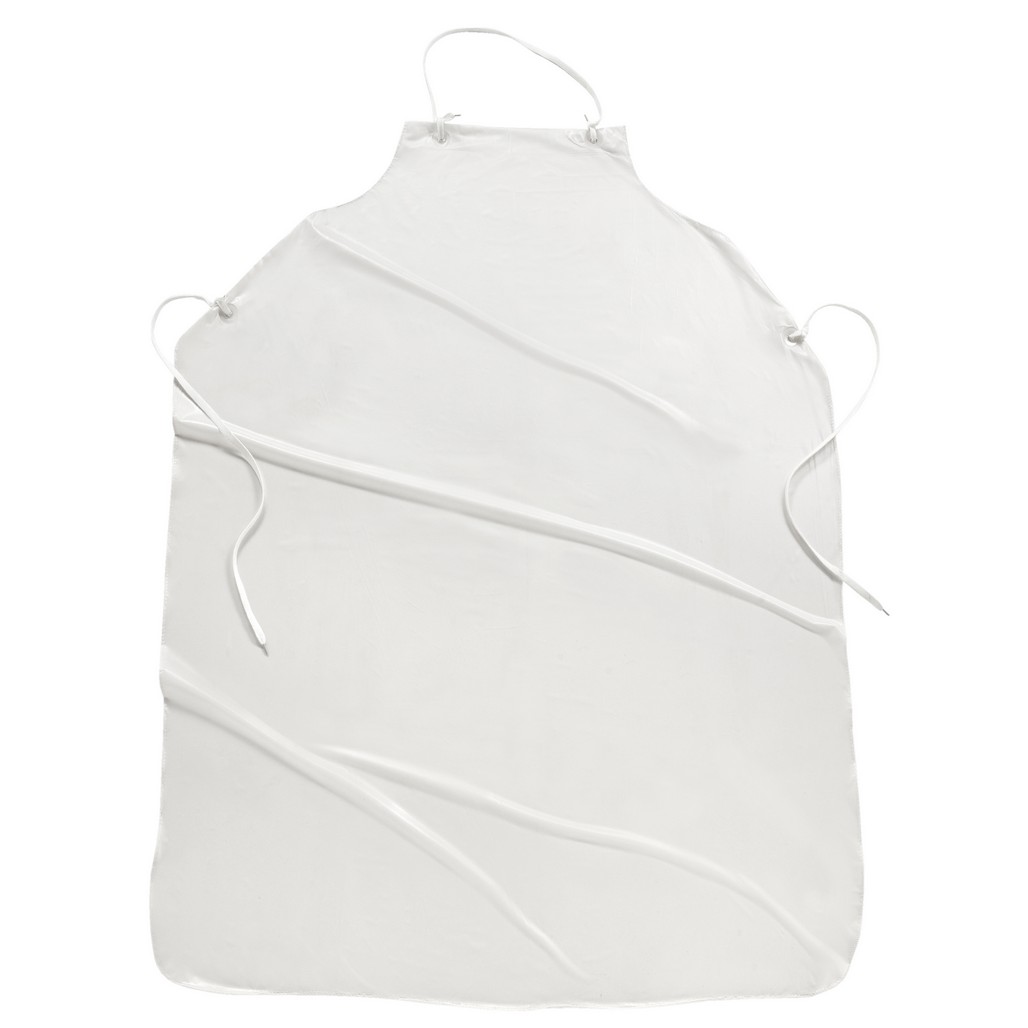 PIP Global Safety UUW-45 35"x45" 6 mil Raw Edge Apron White
