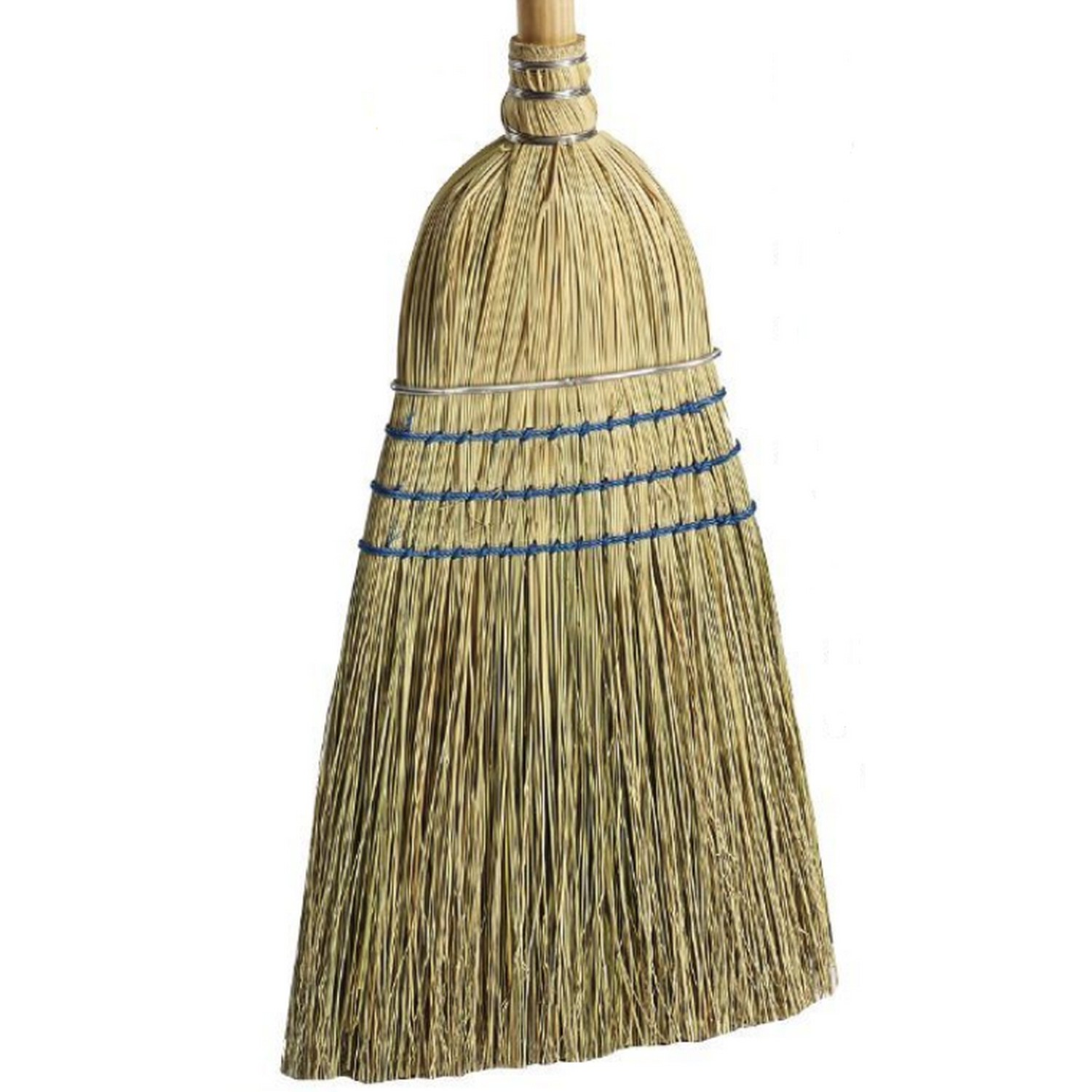 Janico 4045 Warehouse Corn Broom with 42 Inch Long Wood Handle