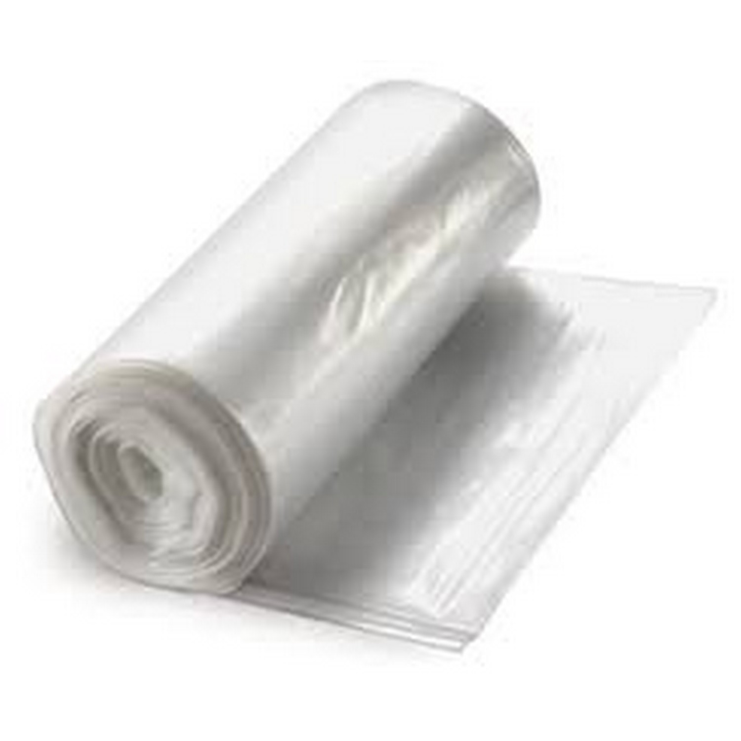 LIN-110 38X58 1 Mil Clear Can Liner Roll 100/Case