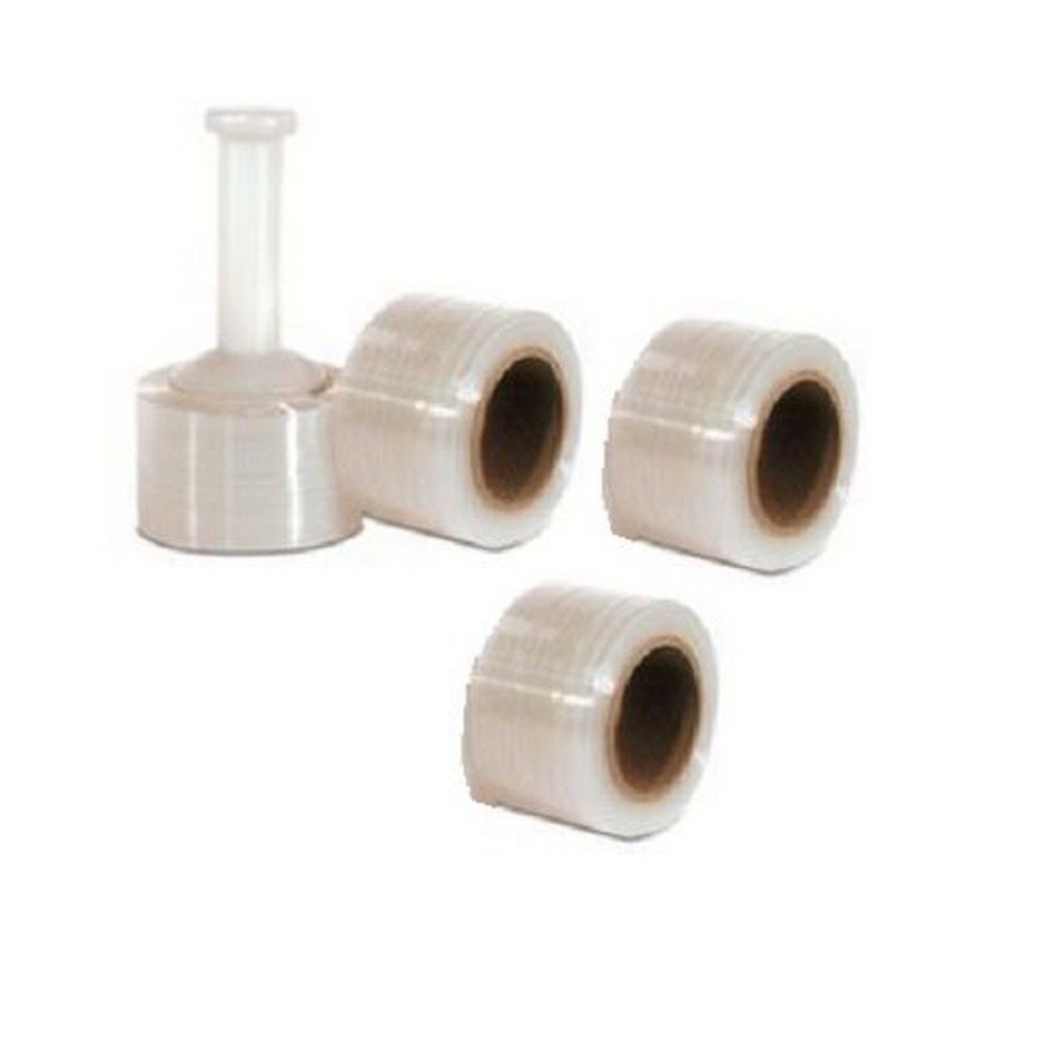 Wrap Tite CNW380A 80 Gauge Hand Stretch Wrap, 3" x 1000' Roll, 18 Rolls/Case