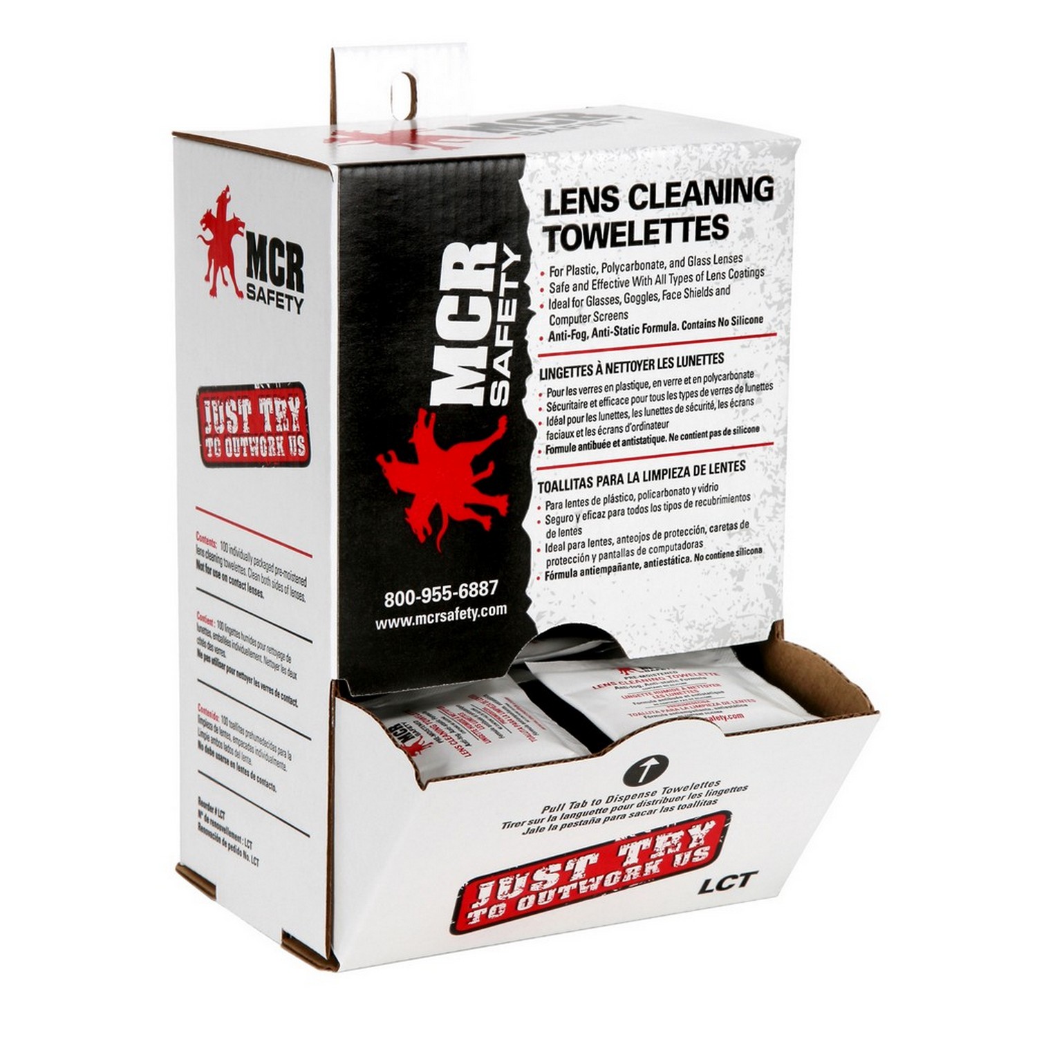 Cordova Safety Products LW100 Lens Cleaning Wipes - Box of 100