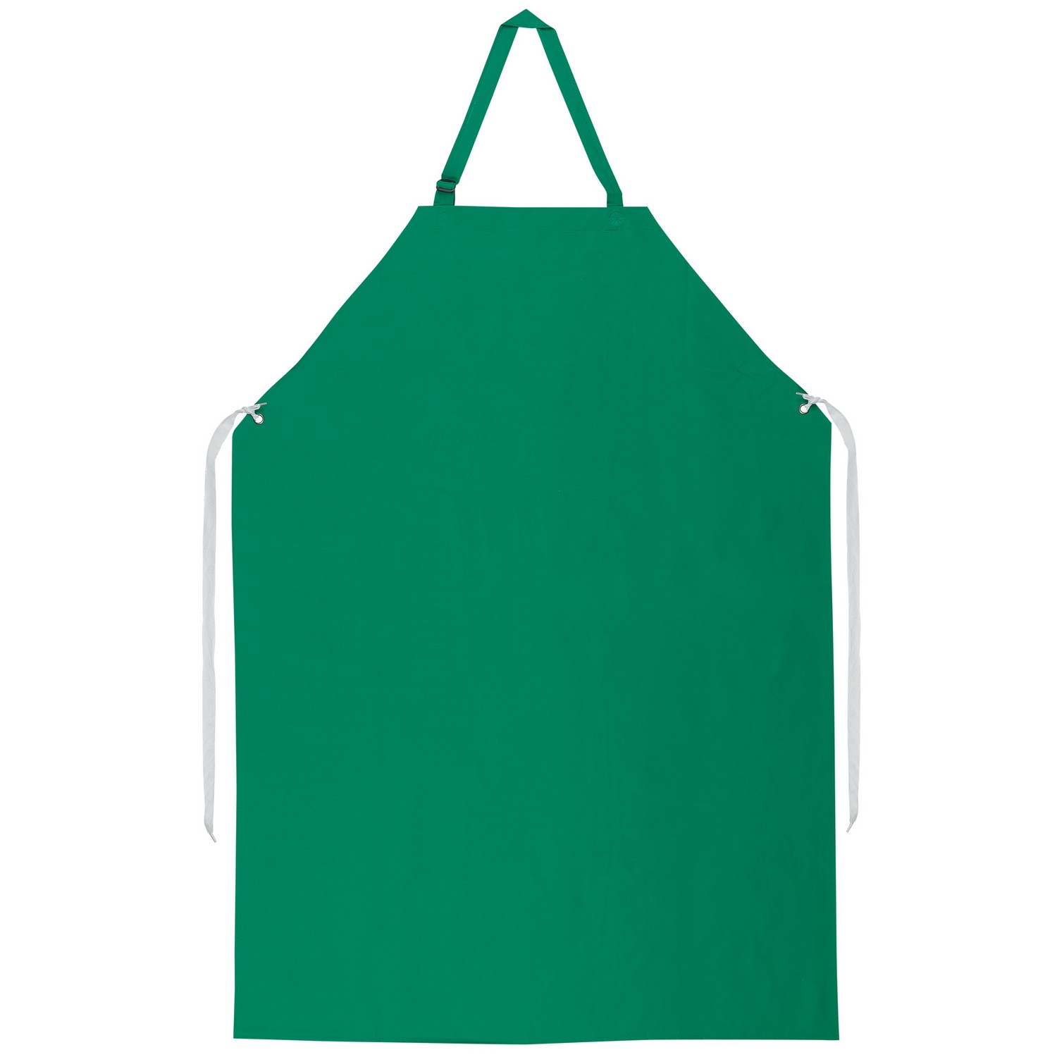 MCR Safety 368R5 Apron, .45mm PVC/polyester, 35" x 48", sewn edges, green