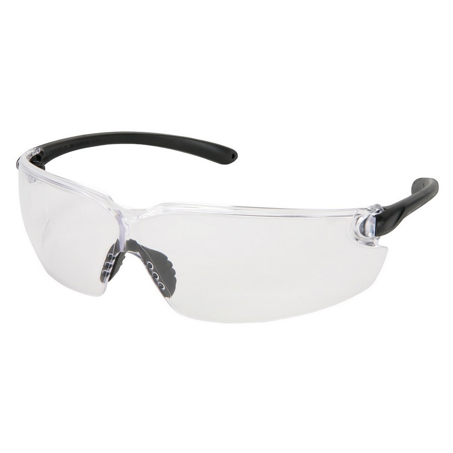 MCR Safety BL010 BlackKat Clear Lens Uncoated