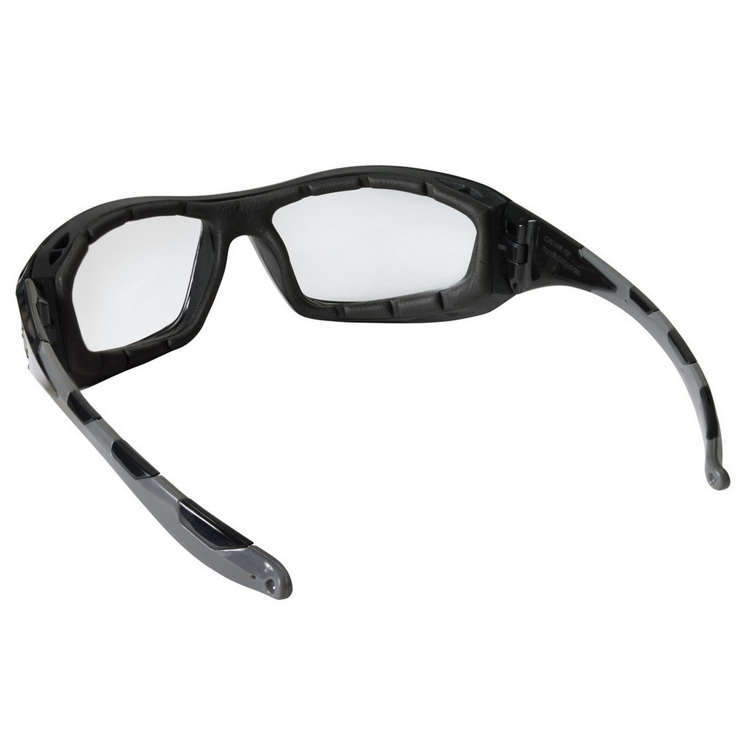 MCR Safety RP210AF Reaper 2 Black Frame w/ Temples Clear AF