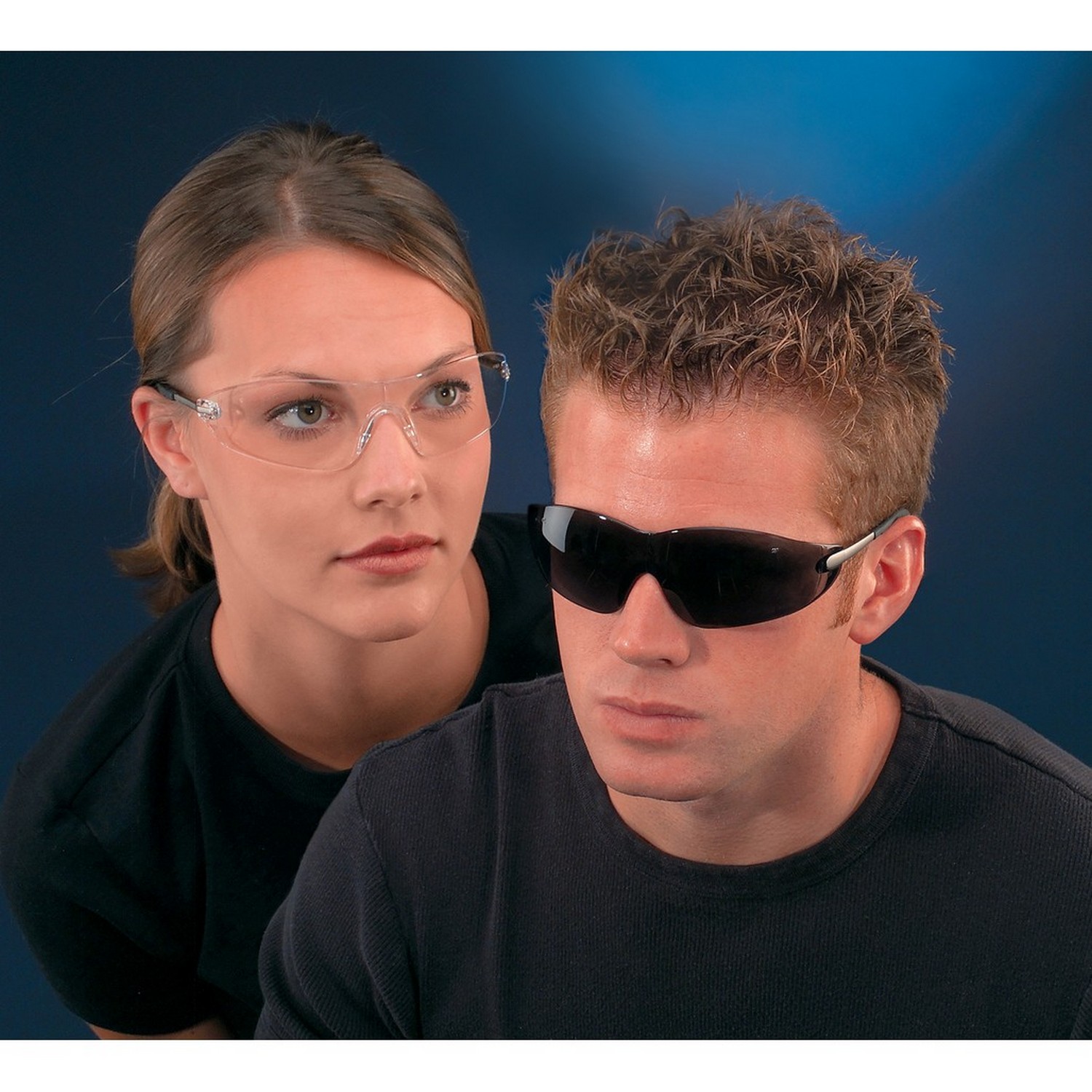 MCR Safety S2210 Blackjack Elite Chrome Tpl Clear Lens