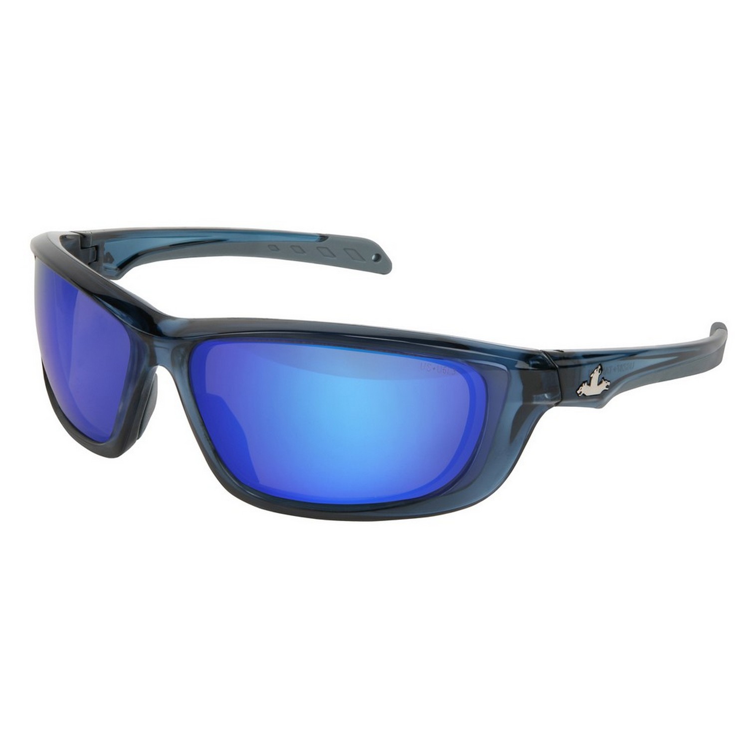 MCR Safety UD128B USS Defense Dark Blue, BossMan Blue Dmd Safety Glasses