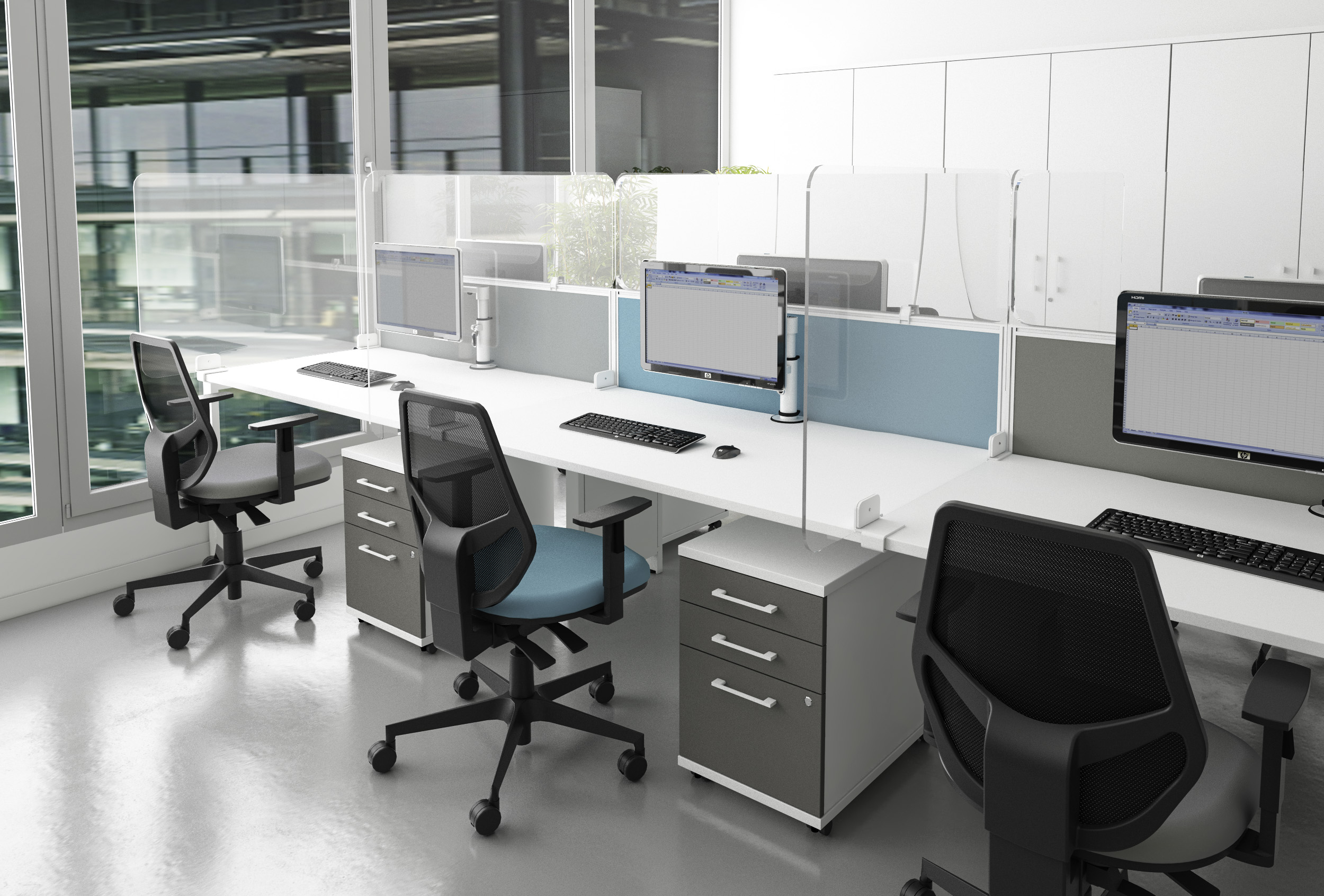 Sneeze guards and their role in the new workplace.