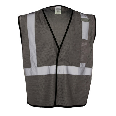 ML Kishigo B131 Enhanced Visibility Gray Mesh Vest Gray