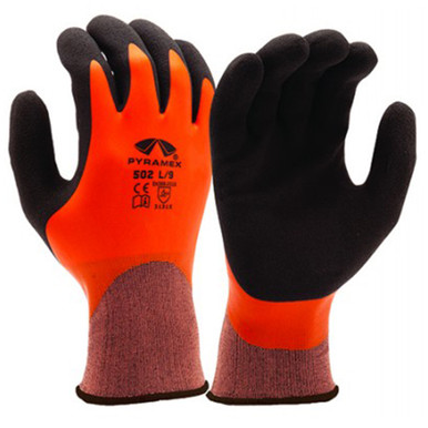 Pyramex Safety GL502 Sandy Latex Gloves