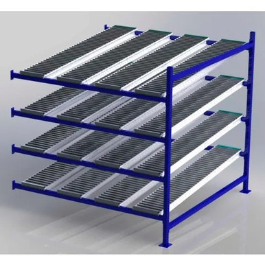 UNEX FC99SR72724-A Flow Cell Heavy Duty Gravity Rack Add-On 72
