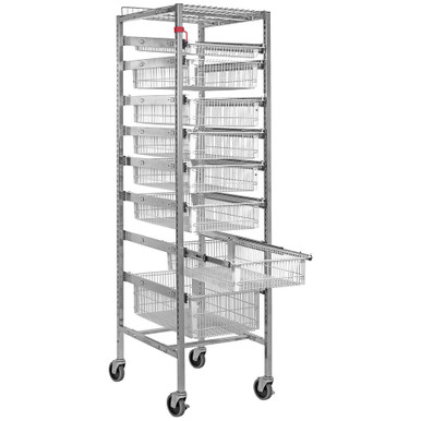 Quantum Storage Systems PS-S2475-8WB PARtition Chrome Medical Starter ...