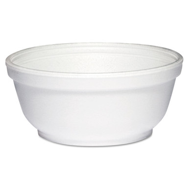 Dart Foam Bowls 8 Ounces White Round 50/Pack