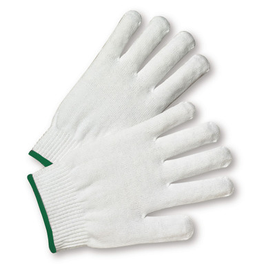 Large White West Chester 713SN 13-Cut 100% Nylon String Knit Glove Large White West Chester 713SN 13-Cut 100% Nylon String Knit Glove