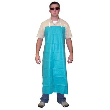 Coveralls: Size XL, Kelly Green, PVC, Polyester & Polyurethane