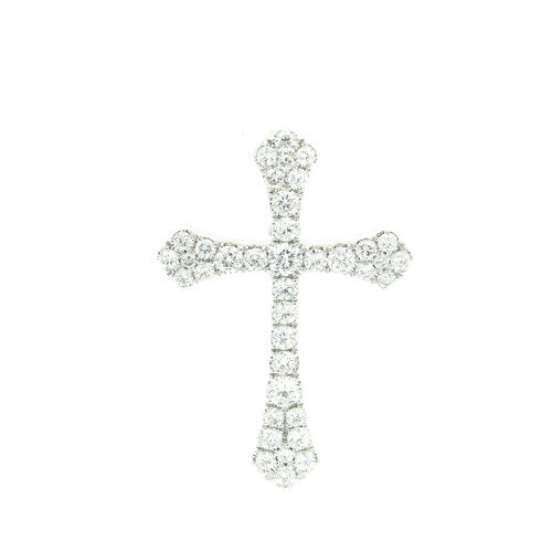 Elegant Diamond Cross Pendant