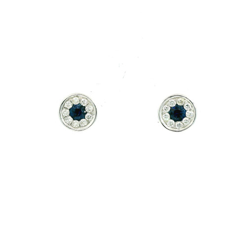 Elegant Sapphire and Diamond Earrings DC-10963