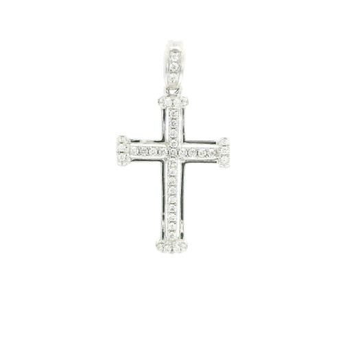 Elegant Diamond Cross Pendant DC-10949