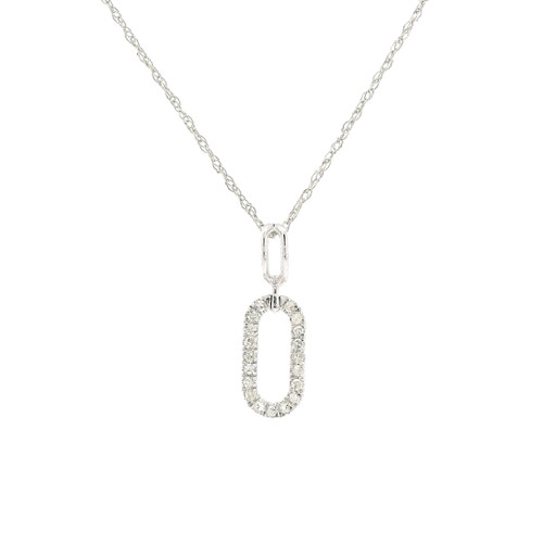 Elegant Pendant with Sparkling Diamonds SIM-10675