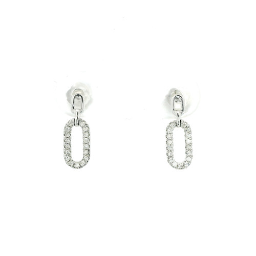 Elegant Diamond Drop Earrings SIM-10663