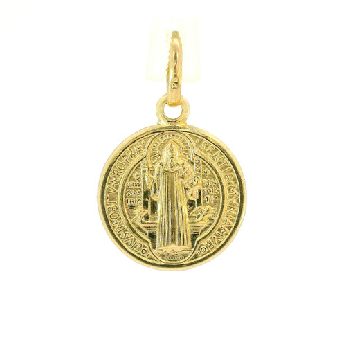 Elegant Religious Medal Gold Pendant GLD-11171