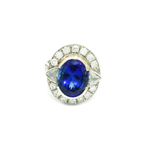 White Gold Ring with Tanzanite RPG-10256
