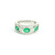 Elegant Emerald and Diamond Ring
