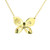 Elegant Butterfly Diamond Pendant Necklace 560-11662