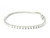 Elegant Diamond 14k White Gold Tennis Bracelet SIM-10648
