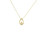 Elegant Gold Teardrop Diamond Pendant SIM-10679