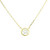Elegant Bezel Set Diamond Necklace SIM-10655