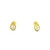 Elegant Gold Teardrop Diamond Earrings SIM-10667