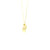 Elegant Gold Pendant with Sparkling Diamond SIM-10696