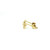 Elegant Gold Diamond Circle Stud Earrings SIM-10682