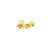 Elegant Gold and Diamond Stud Earrings SIM-10689