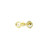 Elegant Gold and Diamond Stud Earrings SIM-10689