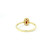 Oval Garnet Gold Diamond Halo Ring GBC-13226