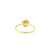 Gold Cocktail Ring with Round Cabochon Opal GBC-13221