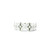 White Gold Ring with Round and Pear Cut Diamonds GBC-13224