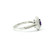 White Gold Ring with Oval Amethyst and Diamonds GBC-13218