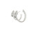 White Gold In/Out Hoop Earrings with Round Brilliant Diamonds GBC-13198