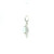 White Gold Pendant with Oval Cabochon Opal and Diamonds GBC-13167