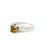 Platinum and 18k Yellow Gold Ring with Cushion-Cut Citrine, Pear and Baguette Cut Diamonds RPG-10317
