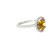 White Gold Diamond Cocktail Ring with Round Citrine RSP-10241