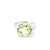 White Gold Ring with Cushion Cut Lemon Quartz Gemstone GBC-11066